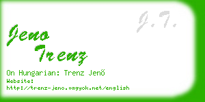 jeno trenz business card